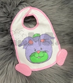 Снюнявчик Забава с прорезывателем 23,5×25 см