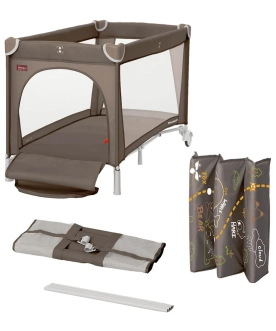 Манеж Carrello Piccolo+ CRL-18102 Ash Grey /1/ MOQ Серый - Фото 3