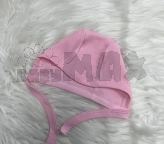 Шапочка с завязками Тими 38–40р, интерлок Розовый