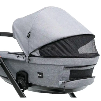 Коляска для двойни 2 в 1 Bair Kiwi DUO Soft BKP-218 Серый - Фото 7