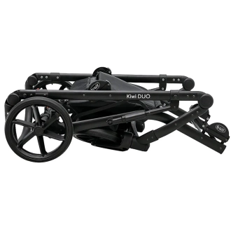 Коляска для двойни 2 в 1 Bair Kiwi DUO Soft BKP-218 Серый - Фото 8