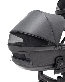 Коляска для двойни 2 в 1 Bair Kiwi DUO Soft BKD-219-1 Графит - Фото 8