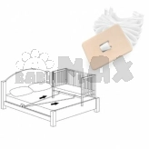 Система крепления к родительской кровати Верес