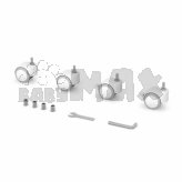 Комплект колес Верес Белый