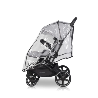 Коляска прогулочная для двойни Easy-Go Echo 2024 Бежевый - Фото 4