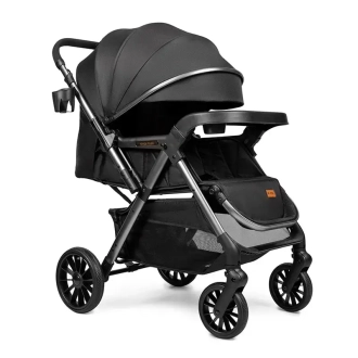 Коляска прогулочная Ninos Maxi 2 Black Graphite/Графит - Фото 1