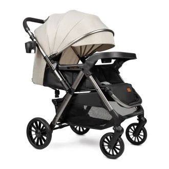 Коляска прогулочная Ninos Maxi 2 Light Grey Graphite/Серый - Фото 2