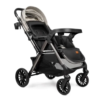 Коляска прогулочная Ninos Maxi 2 Light Grey Graphite/Серый - Фото 3