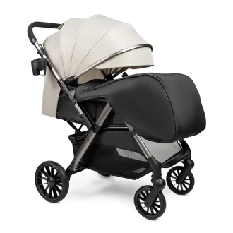 Коляска прогулочная Ninos Maxi 2 Light Grey Graphite/Серый - Фото 4
