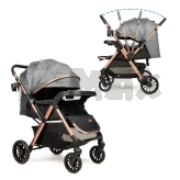 Коляска прогулочная Ninos Maxi 2 Grey Gold/Графит