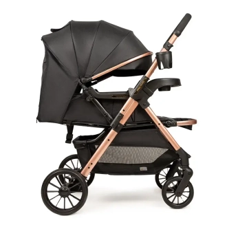 Коляска прогулочная Ninos Maxi 2 Black Gold/Черный - Фото 5