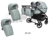 Коляска для двойни 2 в 1 Angelina Tvigo Duo DT-24 Голубой