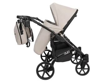 Коляска для двойни 2 в 1 Angelina Tvigo Duo DT-25 Бежевый - Фото 6
