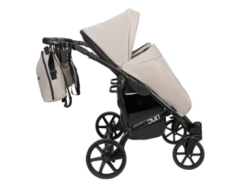 Коляска для двойни 2 в 1 Angelina Tvigo Duo DT-27 Светло-серый - Фото 7