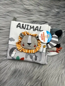Книжечка Limo Toy Зверушки Бело-серый - Фото 2