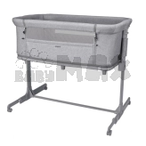 Кроватка приставная манеж 3 в 1 Espiro Cloud 07 Gray Center/Серый