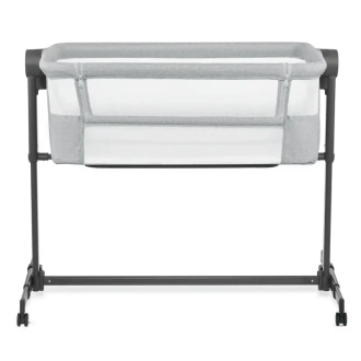 Кроватка приставная люлька Kinderkraft Neste Up 2 Light Grey/Серый - Фото 2