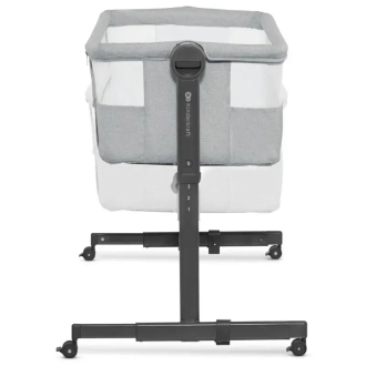Кроватка приставная люлька Kinderkraft Neste Up 2 Light Grey/Серый - Фото 3