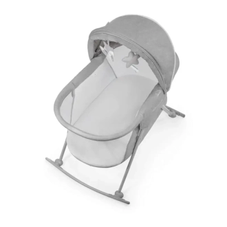 Кроватка приставная люлька 3 в 1 Kinderkraft Lovi Grey/Серый - Фото 3