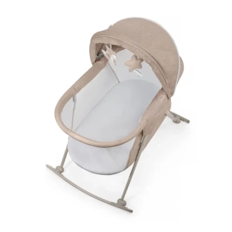 Кроватка приставная люлька 3 в 1 Kinderkraft Lovi Beige/Бежевый - Фото 5