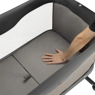 Кроватка приставная 2 в 1 Bebe Confort Amara Tinted Graphite/Серый - Фото 2