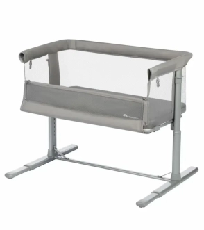 Кроватка приставная 2 в 1 Bebe Confort Zina Mineral Gray/Серый - Фото 5