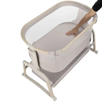 Ліжечко приставне MAXI-COSI Iora Air Classic Beige Eco/Бежевий - Фото 9