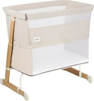 Кроватка приставная 5 в 1 Lionelo Thomi Plus Beige Sand/Бежевый - Фото 5