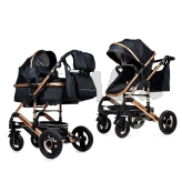 Коляска трансформер 2 в 1 Ninos Freelander Black/Черный