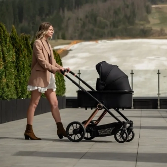 Коляска трансформер 2 в 1 Ninos Estrella Grey Gold/Сірий - Фото 11