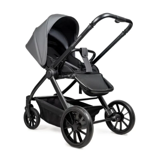 Коляска трансформер 2 в 1 Ninos Estrella Grey Black/Сірий - Фото 4