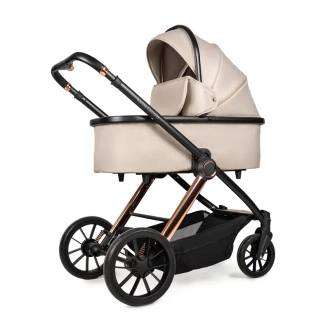 Коляска трансформер 2 в 1 Ninos Estrella Beige Gold/Бежевий - Фото 1
