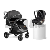 Коляска прогулочная с автолюлькой Ninos Maxi 2 Black Graphite/Черный