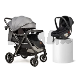 Коляска прогулочная с автолюлькой Ninos Maxi 2 Grey Graphite/Серый
