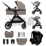 Коляска 3 в 1 Kinderkraft Esme Sand Beige/Бежевый