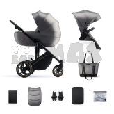 Коляска 2 в 1 Kinderkraft Prime 2 Shadow Grey/Серый
