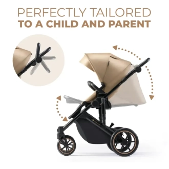 Коляска 2 в 1 Kinderkraft Prime 2 Sandrose Beige/Бежевий - Фото 2