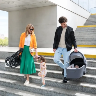 Коляска 2 в 1 Kinderkraft Nea Platinum Grey/Серый - Фото 9