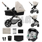 Коляска 3 в 1 Kinderkraft Moov 2 Moonlight Gray/Серый