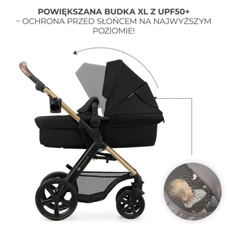 Коляска 3 в 1 Kinderkraft Moov 2 Pure Black/Чорний - Фото 7
