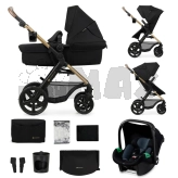 Коляска 3 в 1 Kinderkraft Moov 2 Pure Black/Черный