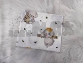 Пелюшка M&Ababy Коали 90×80 см, бавовна Білий