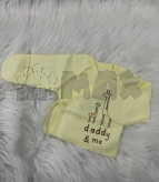 Распашонка Кузьменко с длинным рукавом 56р, футер Желтый