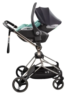 Автокресло 0–10 кг Bair Shuttle CM-03 i-Size Cool mint/Черно-мятный - Фото 3