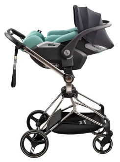 Автокресло 0–10 кг Bair Shuttle CM-03 i-Size Cool mint/Черно-мятный - Фото 5
