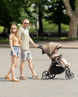 Коляска прогулянкова Carrello Bravo SL Deluxe CRL-5520 Pebble Beige /1/Бежевий - Фото 10