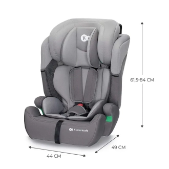 Автокресло 9–36 кг Kinderkraft Comfort Up i-Size Grey/Серый - Фото 6