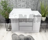 білий комод Furnigrade