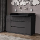 Комод пеленальный Furnigrade ПС-2 110 см Антрацит