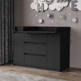 Комод пеленальный Furnigrade ПС-4 110 см Антрацит
